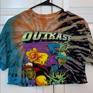 Outkast cropped t-shirt
